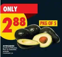 No Frills Avocados offer