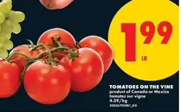 No Frills TOMATOES ON THE VINE offer