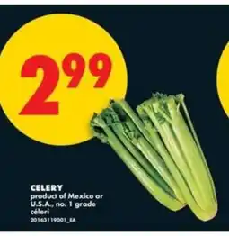 No Frills CELERY offer