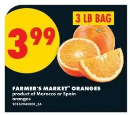 No Frills FARMER’S MARKET ORANGES offer