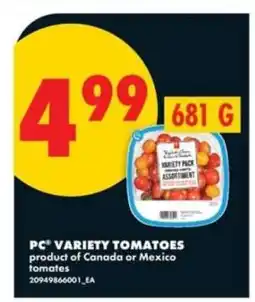 No Frills PC Variety Tomatoes offer