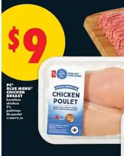 No Frills PC Blue Menu Chicken Breast offer