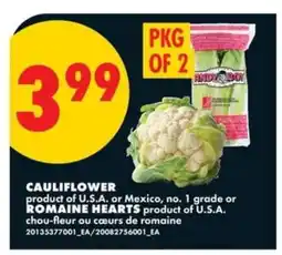 No Frills CAULIFLOWER offer
