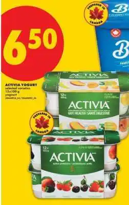 No Frills Activia Yogurt offer