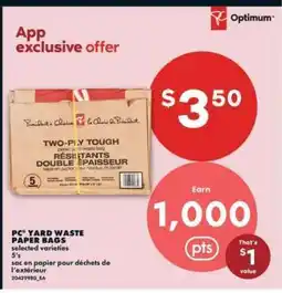 No Frills PC YARD WASTE PAPER BAGS offer