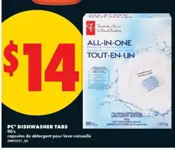 No Frills PC DISHWASHER TABS offer