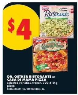 No Frills DR. OETKER RISTORANTE OR CASA DI MAMA PIZZA offer