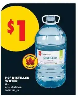 No Frills PC DISTILLED WATER offer