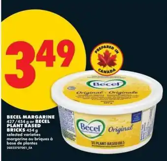 No Frills BECEL MARGARINE offer