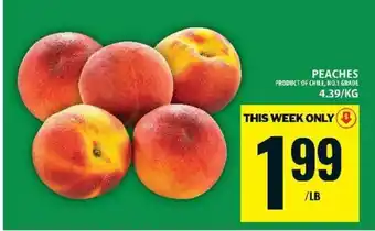 Food Basics PEACHES offer