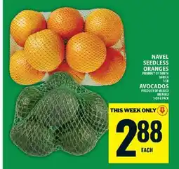 Food Basics Navel Seedless Oranges offer