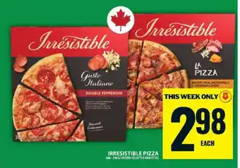 Food Basics Irresistible Pizza offer