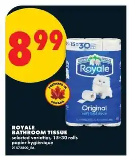 No Frills ROYALE BATHROOM TISSUE offer