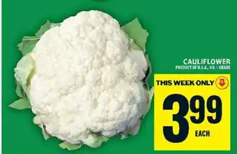 Food Basics CAULIFLOWER offer