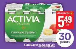 Food Basics ACTIVIA DRINKABLE YOGURT offer