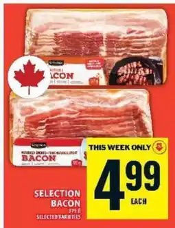 Food Basics SELECTION BACON offer