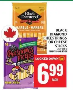 Food Basics BLACK DIAMOND CHEESTRINGS OR CHEESE STICKS offer
