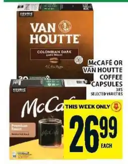Food Basics McCafé or Van Houtte Coffee Capsules offer