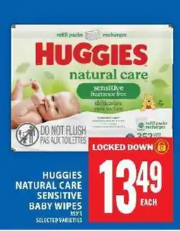 Food Basics Huggies Natural Care Sensitive Baby Wipes offer