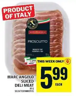 Food Basics MARC ANGELO SLICED DELI MEAT offer