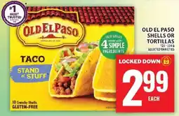 Food Basics OLD EL PASO SHELLS OR TORTILLAS offer