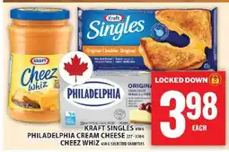 Food Basics Kraft Singles / Philadelphia Cream Cheese / Cheez Whiz offer