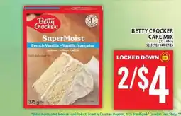 Food Basics BETTY CROCKER CAKE MIX offer