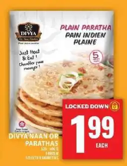 Food Basics Divya Naan or Parathas offer