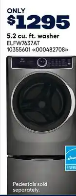 RONA Electrolux 5.2 cu. ft. washer offer