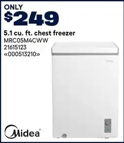 RONA Midea 5.1 cu. ft. chest freezer offer