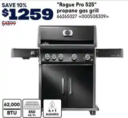 RONA Napoleon Rogue Pro 525 propane gas grill offer