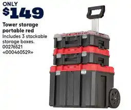 RONA CRAFTSMAN Tower storage portable red offer
