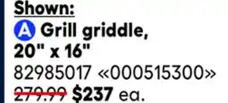 RONA Grill griddle, 20 x 16 offer