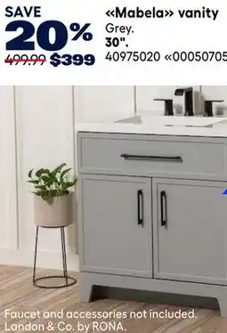 RONA Mabela vanity 30 offer