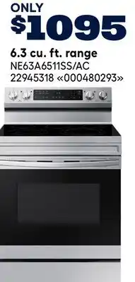 RONA SAMSUNG 6.3 cu. ft. range offer