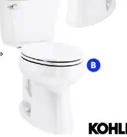 RONA KOHLER Highline 2-piece toilet, 4.8-L, elongated bowl offer