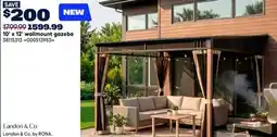 RONA Landon & Co by Rona 10' x 12' Wallmount gazebo offer
