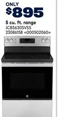 RONA GE Appliances 5 cu. ft. range offer