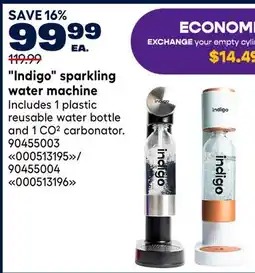 RONA Indigo sparkling water machine offer