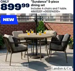RONA Landon & Co. 9 Sundance 5-piece dining set offer