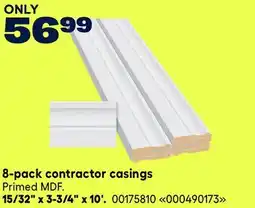 RONA Metrie 8-pack contractor casings offer