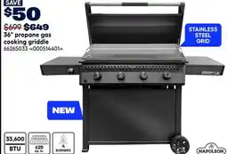 RONA NAPOLEON 36 propane gas cooking griddle offer