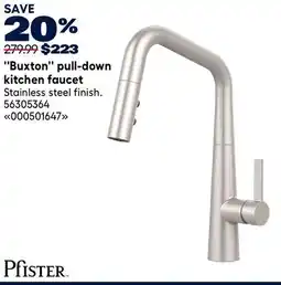 RONA Pfister ''Buxton'' pull-down kitchen faucet offer