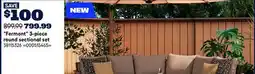 RONA LANDON & CO. Fermont 3-piece round sectional set offer