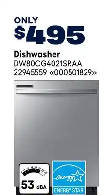 RONA SAMSUNG Dishwasher offer