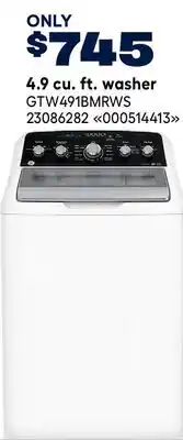 RONA 4.9 cu. ft. washer offer