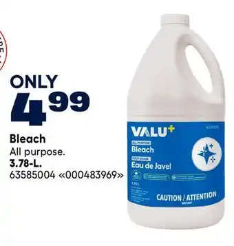 RONA VALU+ Bleach offer