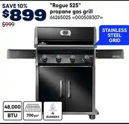 RONA Napoleon Rogue 525 propane gas grill offer