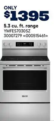 RONA Maytag 5.3 cu. ft. range offer