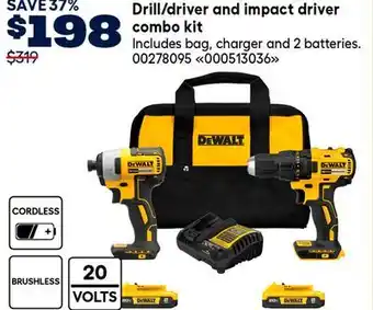 RONA DEWALT Drill/driver and impact driver combo kit offer